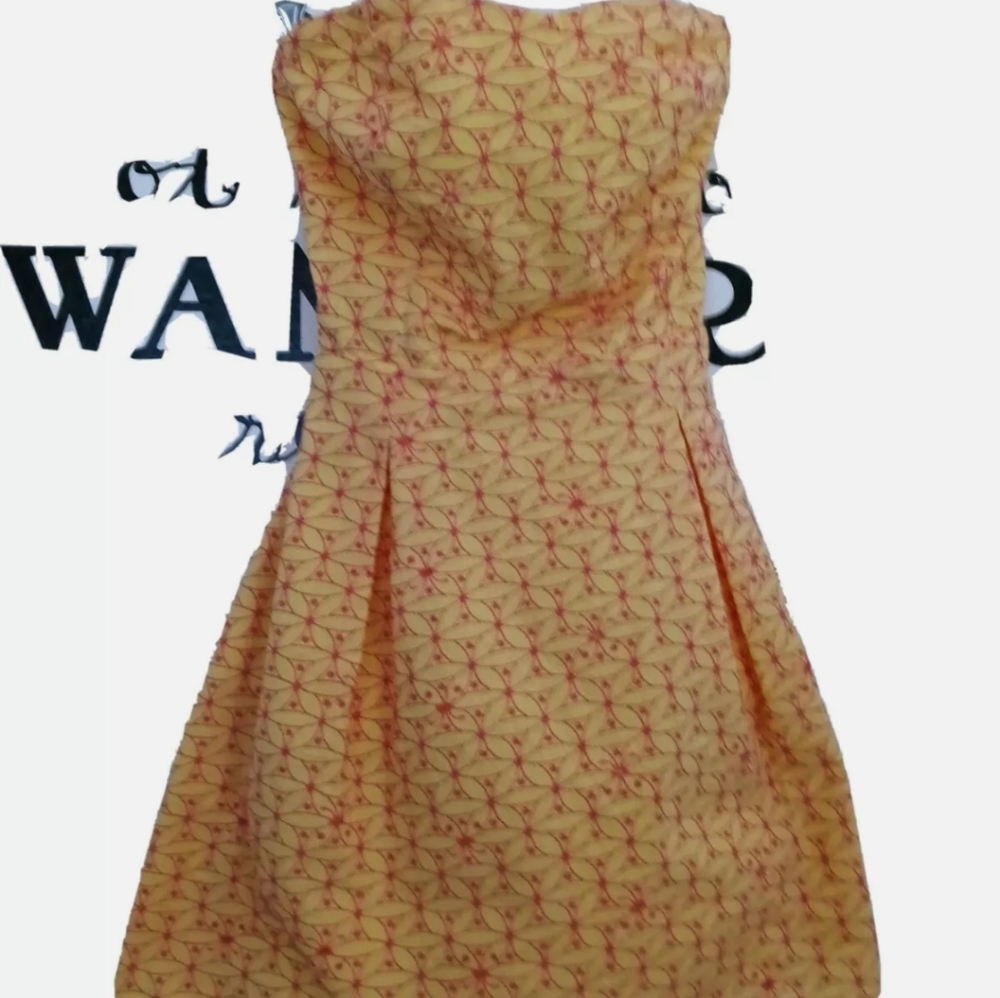 Lily Pulitzer strapless sun dress s z 0